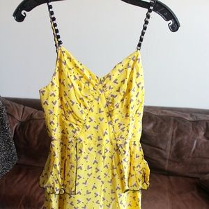Anna Sui flirty peplum dress
